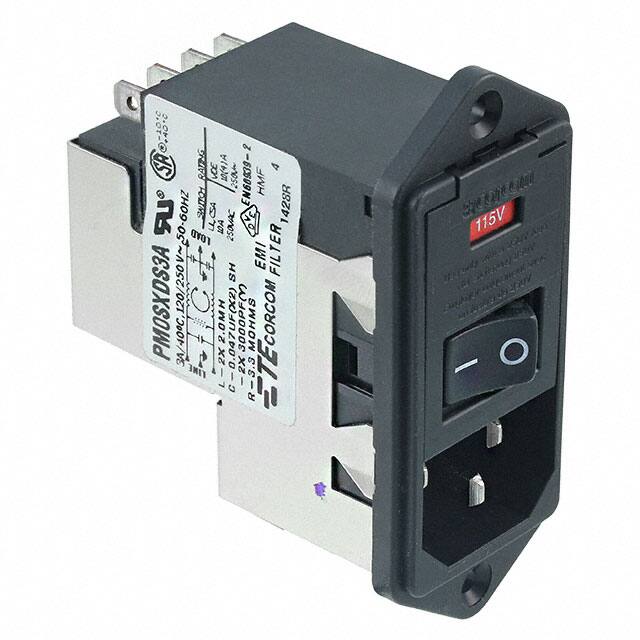 3-6609940-5 TE Connectivity Corcom Filters  Moduli di ingresso alimentazione (PEM)